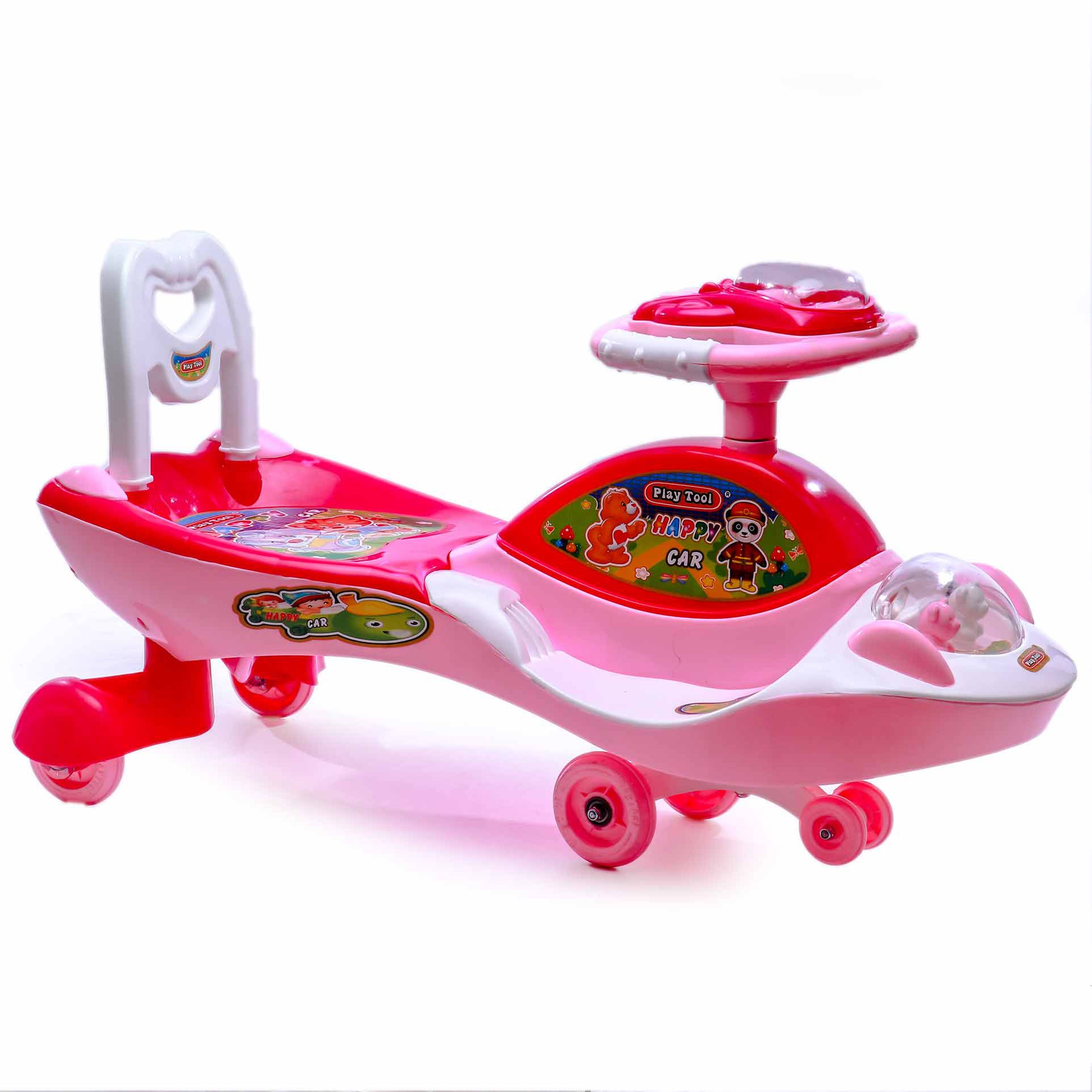 TooTwo Toys+Loonu Baby Car Happy Plastic Fancy Magic Ride-on Car / Twister Toy for Kids(B27841)